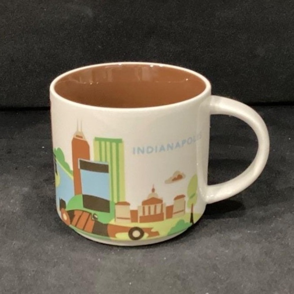 Starbucks Indianapolis Indiana You Are Here Collection Coffee Mug Cup 14 oz 2017